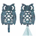 2 Cast Iron Owl Hook website