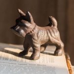 Cast Iron Dog Ornament Paper Weight 3