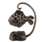 Cast Iron Fish Candle Holder 1