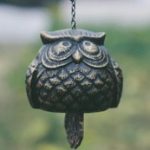 Cast Iron Owl Wind Chime 01