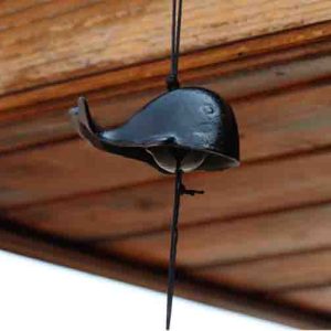 Cast Iron Whale Wind Chime 01