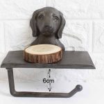 Dog Head Toilet Paper Roll Holder 5