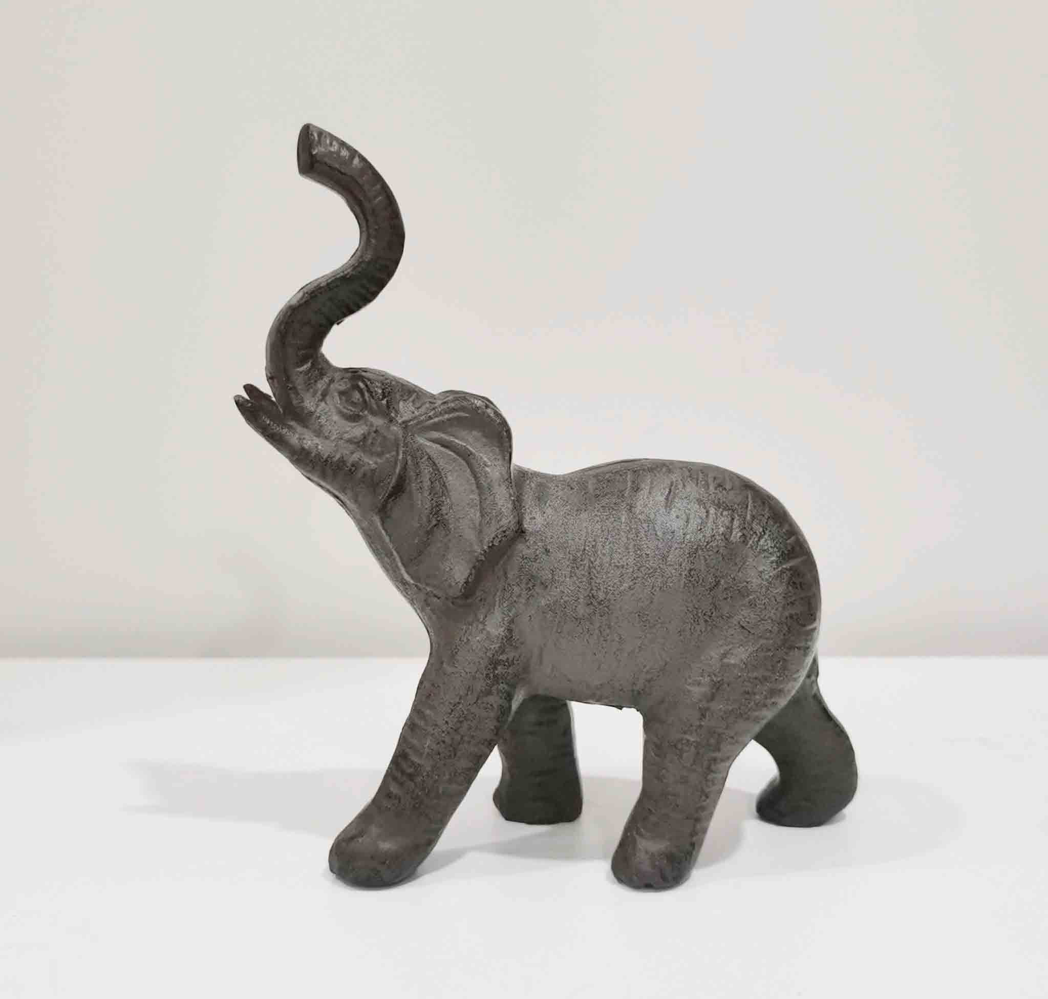 Cast Iron Elephant Sculpture – BBQ BRO