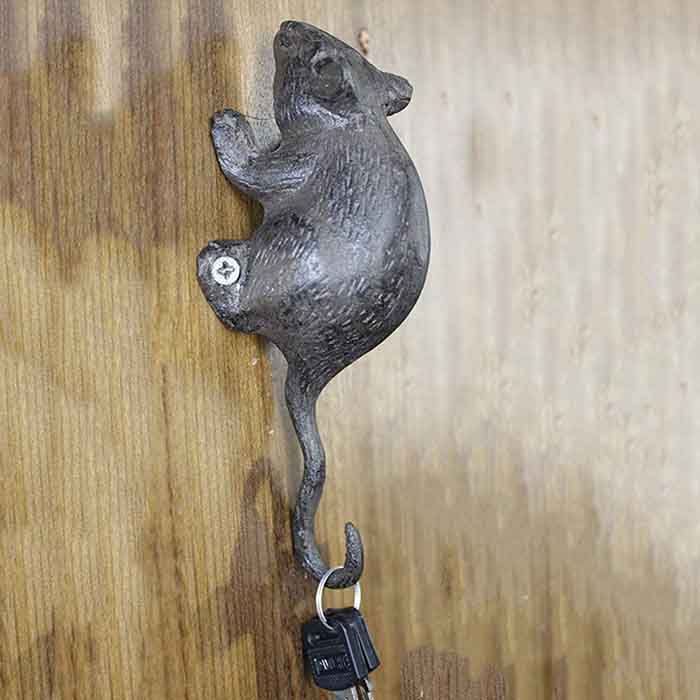 Animal Mouse Vintage Cast Iron Hook Hanger Wall Mount (QDMH001) – BBQ BRO
