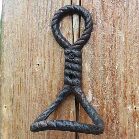 Cast Iron Rope Knot Shape Decorative Hook – BBQ BRO