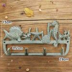 Seahorse Fish Starfish 5 Hook Rack 04