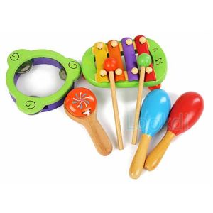 wooden instrument set