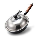 DH induction wok with lid 5 WS