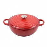 Enamel Casserole pot 26cm Red 3
