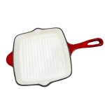 Enamel Square Grill Pan 01 WS