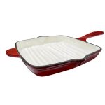 Enamel Square Grill Pan 02 WS