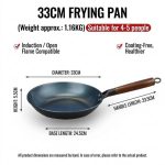 carbon steel frying pan 33cm 3