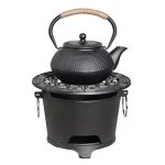 cast iron and teapot set 1