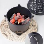 cast iron and teapot set 3